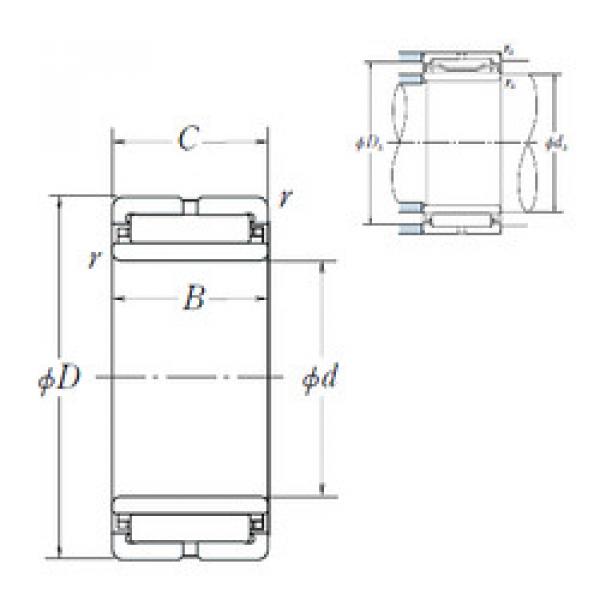 Bearing NA4910 NSK #1 image