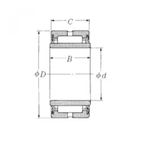 Bearing NA49/28TT NSK #1 image