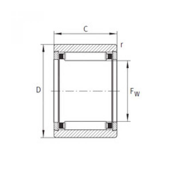 Bearing NK 7/12-TN-XL INA #1 image