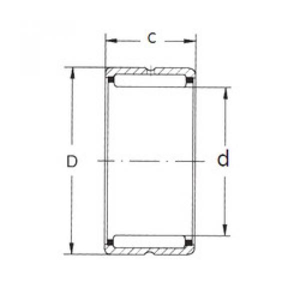 Bearing NK100/36 FBJ #1 image