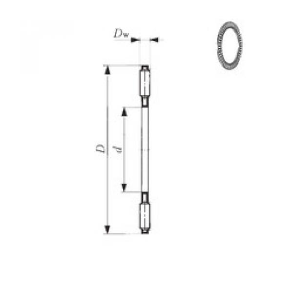 Bearing NTB 1024 IKO #1 image