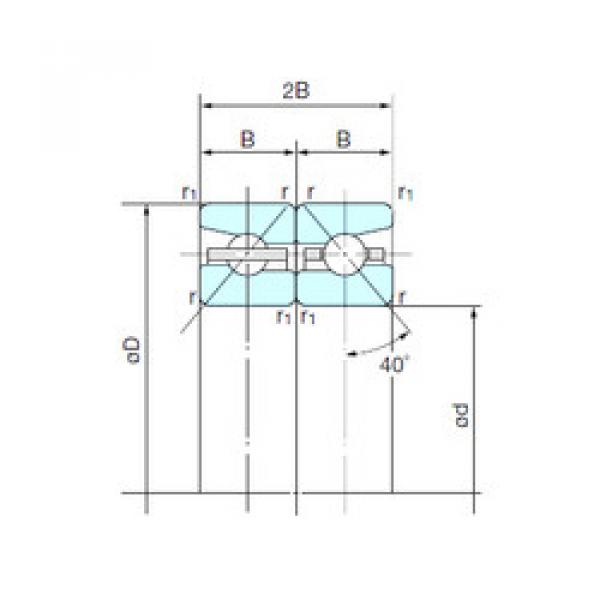 Bearing 110TBH10DB NACHI #1 image