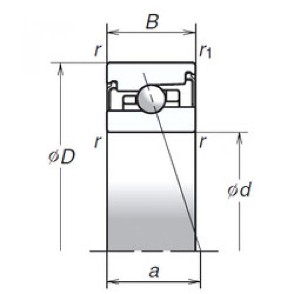 Bearing 100BNR20HV1V NSK #1 image