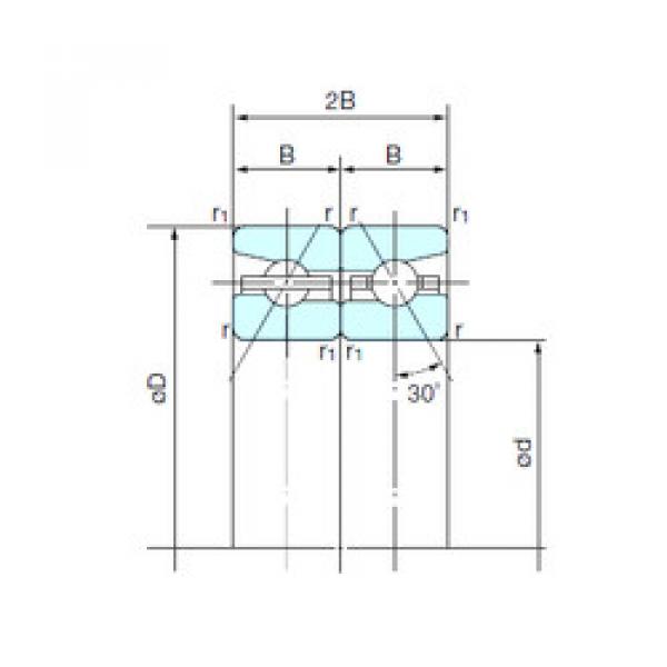 Bearing 100TAH10DB NACHI #1 image