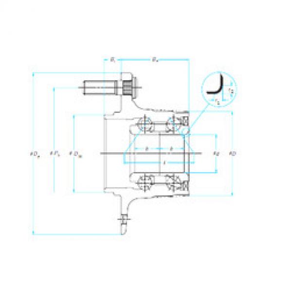 Bearing 30BWK18 NSK #1 image