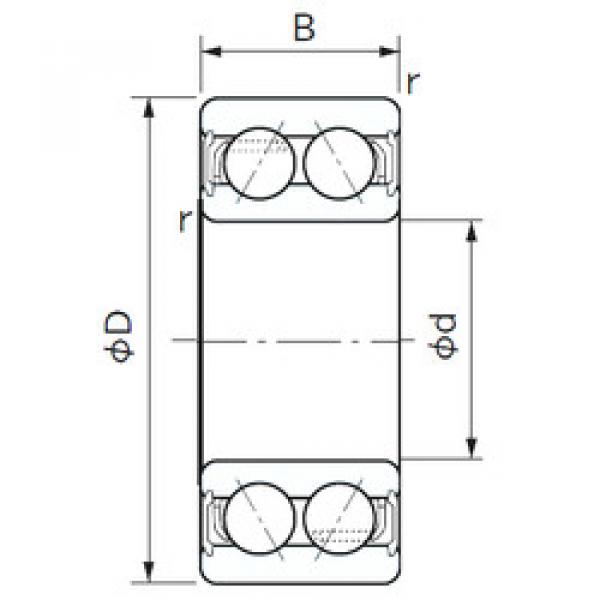 Bearing 5200A-2NS NACHI #1 image