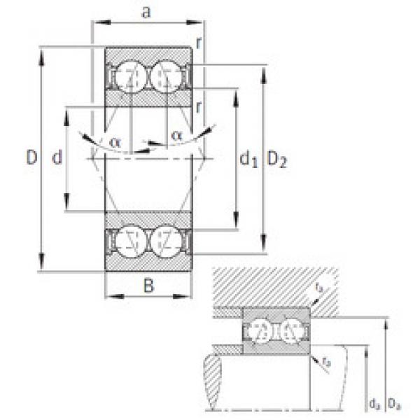 Bearing 3206-B-2RSR-TVH FAG #1 image