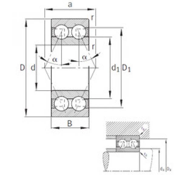 Bearing 3204-B-TVH FAG #1 image