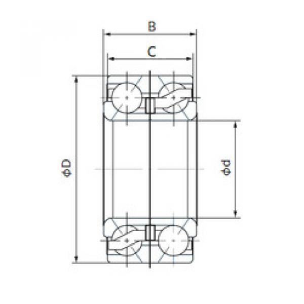 Bearing 32BVV07-8G NACHI #1 image