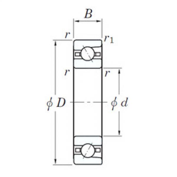 Bearing 3NC HAR008C FT KOYO #1 image