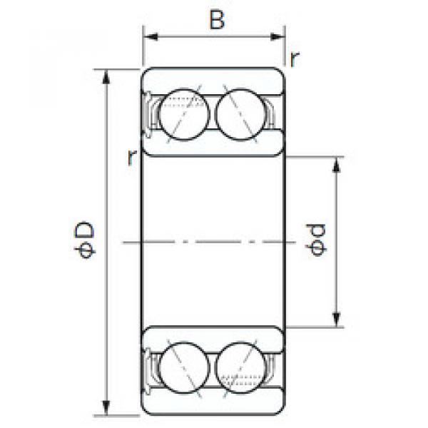 Bearing 5203NS NACHI #1 image