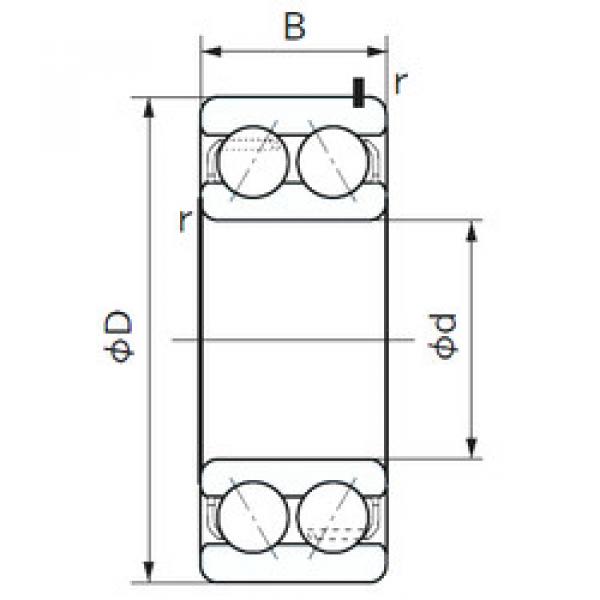 Bearing 5206S9 NACHI #1 image