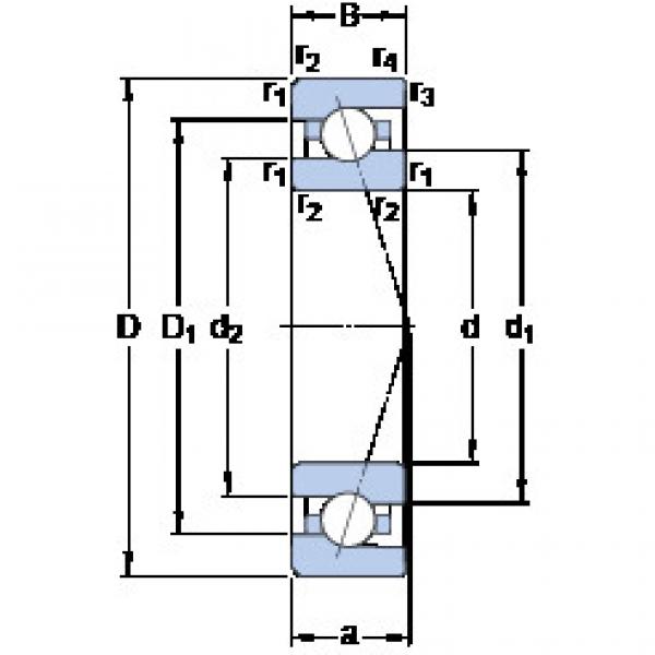 Bearing 7002 ACE/HCP4A SKF #1 image