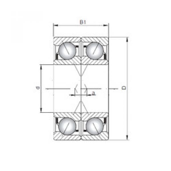 Bearing 7038 BDF ISO #1 image