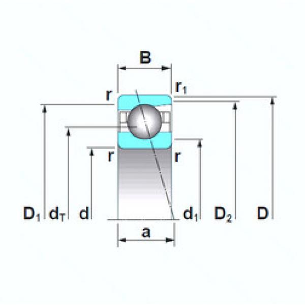 Bearing 7002A5TRSU NSK #1 image