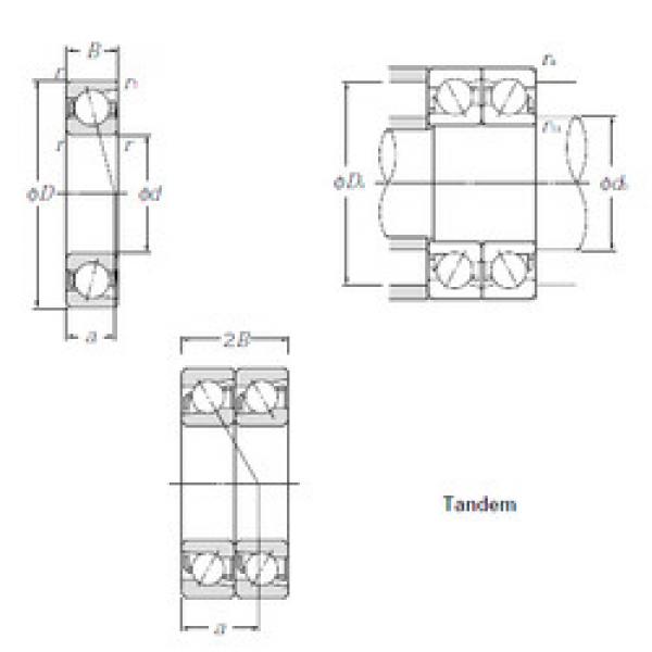 Bearing 7018DT NTN #1 image