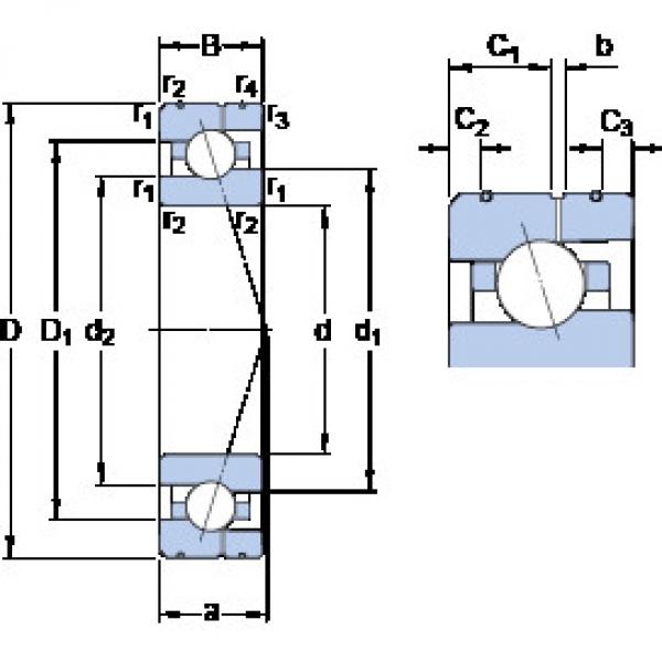 Bearing 7004 CE/HCP4AL SKF #1 image