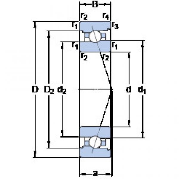 Bearing 7006 ACB/HCP4A SKF #1 image