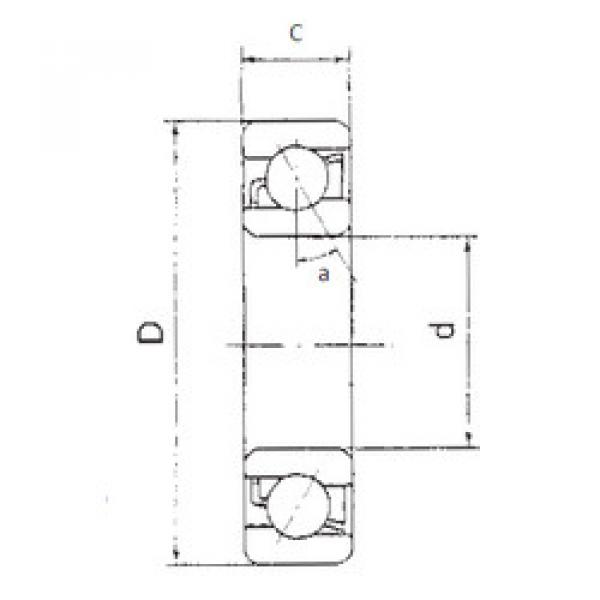 Bearing 7201B FBJ #1 image