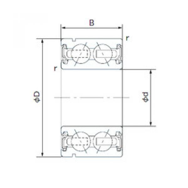 Bearing BD25-9T12C3**UR NSK #1 image