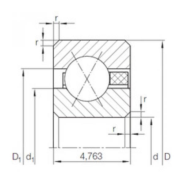 Bearing CSXAA 015 TN INA #1 image