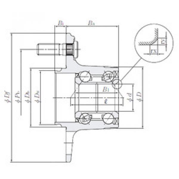 Bearing HUB002-6 NTN #1 image