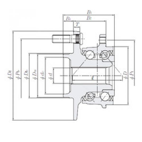 Bearing HUB251-4 NTN #1 image