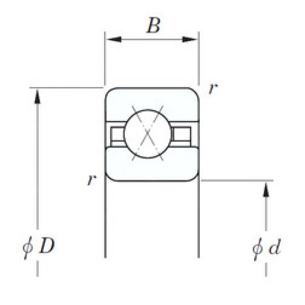 Bearing KAX025 KOYO #1 image