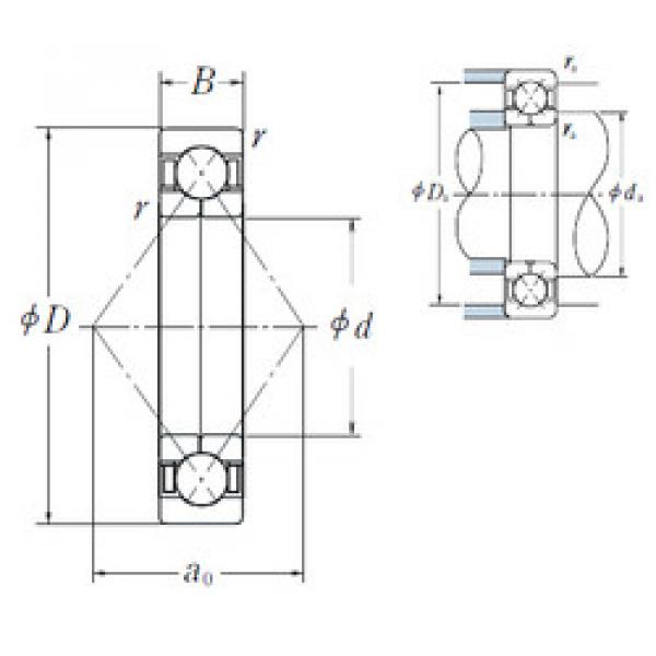 Bearing QJ 1020 NSK #1 image