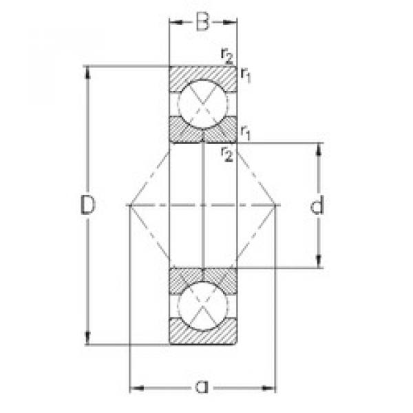 Bearing QJ205-MPA NKE #1 image