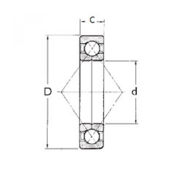 Bearing QJ208 FBJ #1 image