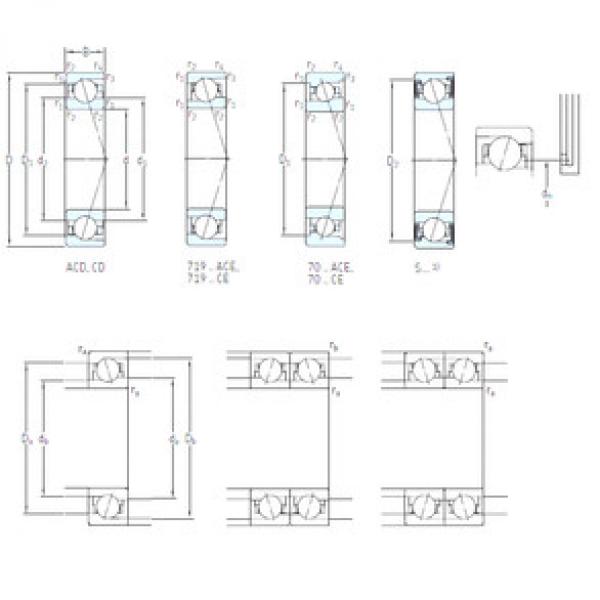 Bearing S7005 CE/HCP4A SKF #1 image