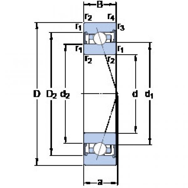 Bearing S7006 CB/P4A SKF #1 image