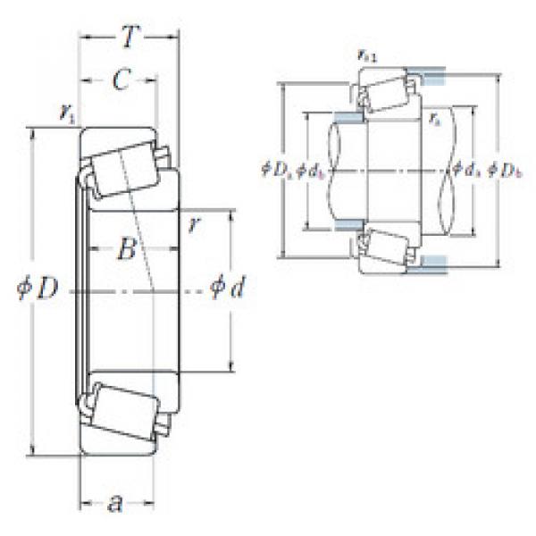 Bearing 13181/13318 NSK #1 image