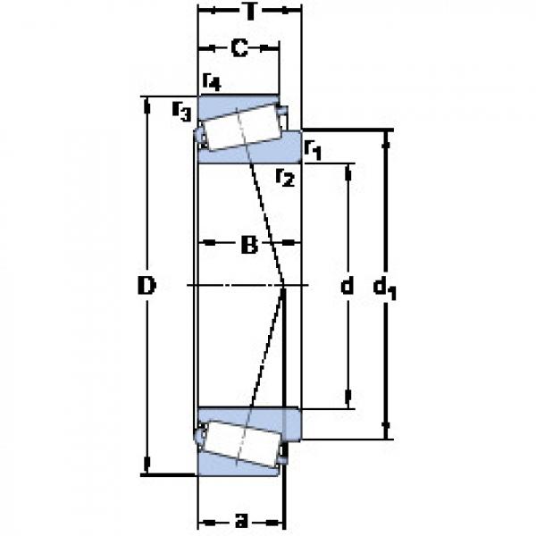 Bearing 32008/38 X/Q SKF #1 image