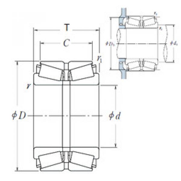 Bearing 110KBE031+L NSK #1 image