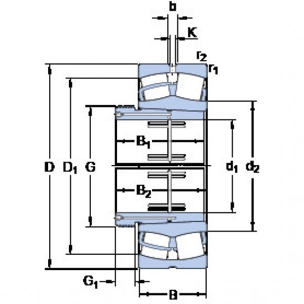 Bearing 24072 CCK30/W33 + AOH 24072 SKF #1 image