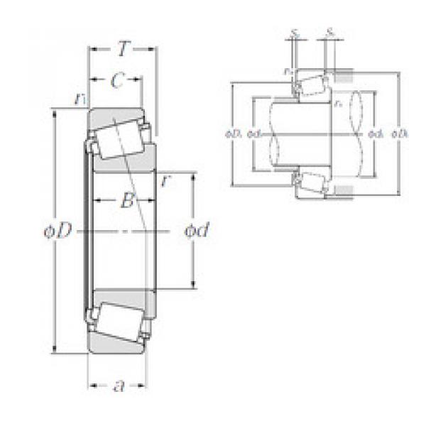 Bearing 30216U NTN #1 image