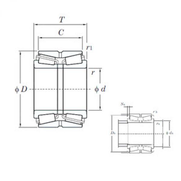 Bearing 46T30224JR/78 KOYO #1 image