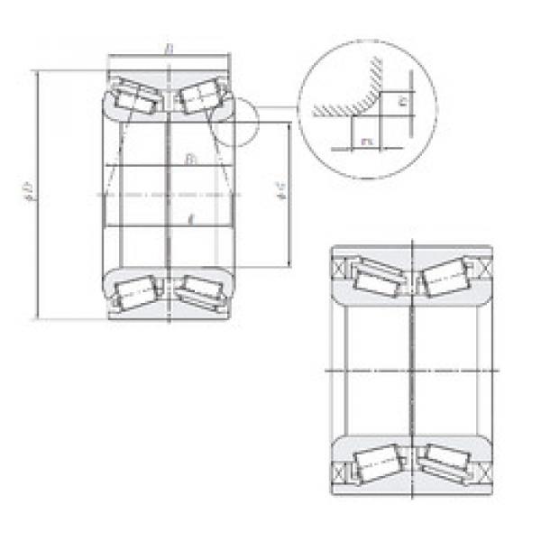 Bearing 4T-CRI-08A02CS96/L244 NTN #1 image