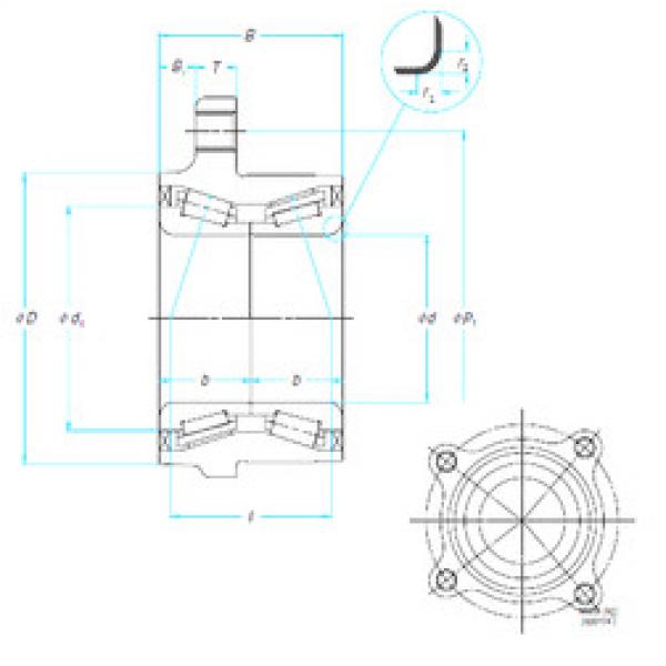 Bearing NTF50KWH01B NSK #1 image