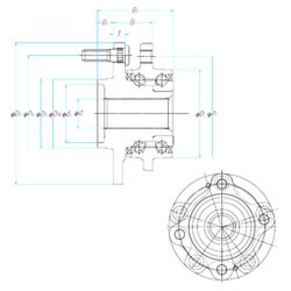 Bearing ZA-55BWKH12U-Y-5CP01 NSK #1 image