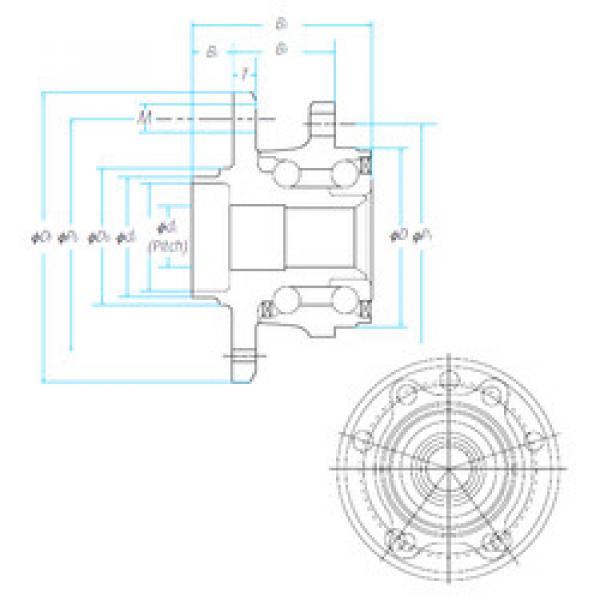 Bearing ZA-60BWKH07R3-Y-01 E NSK #1 image