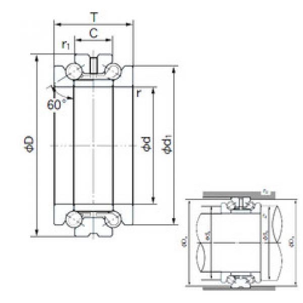 Bearing 110TAD20 NACHI #1 image