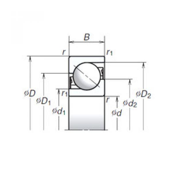 Bearing 100TAC03CMC NSK #1 image