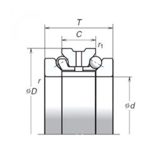 Bearing 150TAC20D+L NSK #1 image