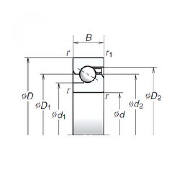 Bearing 15TAC47B NSK #1 image