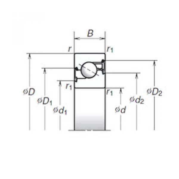 Bearing 15TAC47BDDG NSK #1 image