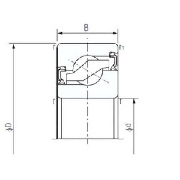 Bearing 15TAB04-2NK NACHI #1 image