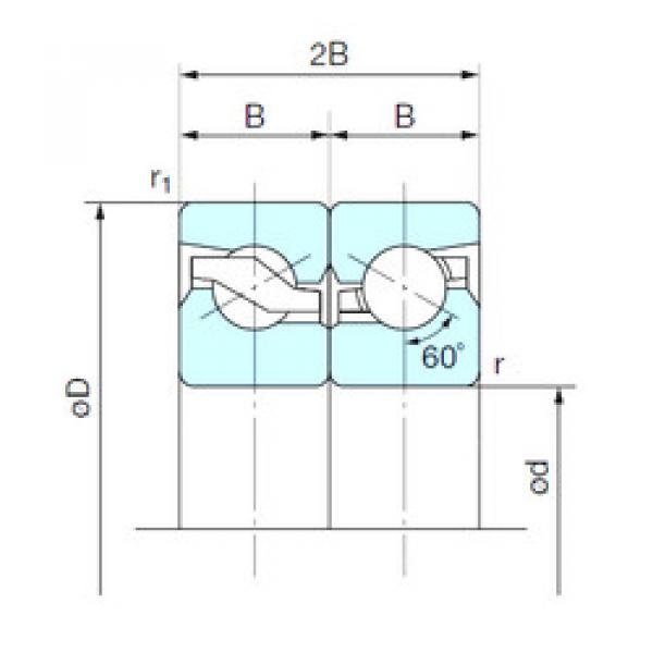 Bearing 50TAB10DB NACHI #1 image